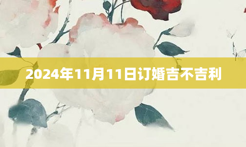 2024年11月11日订婚吉不吉利