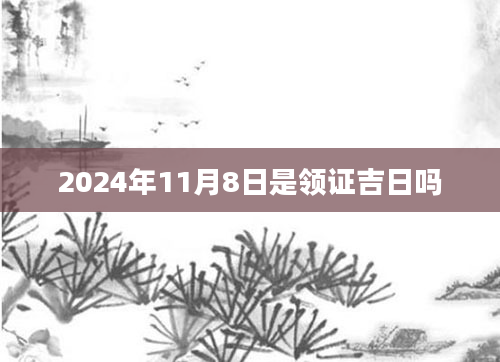 2024年11月8日是领证吉日吗