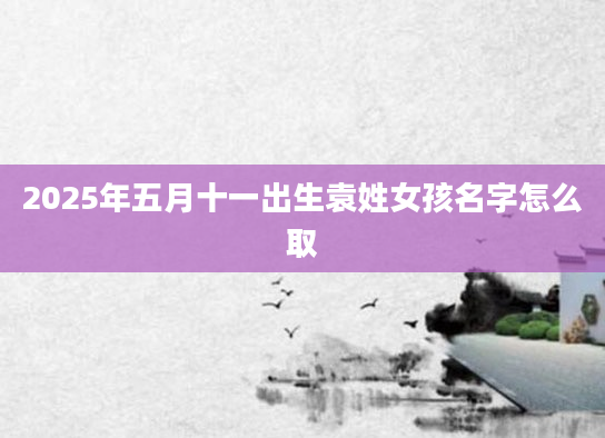 2025年五月十一出生袁姓女孩名字怎么取