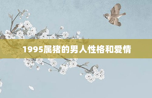 1995属猪的男人性格和爱情