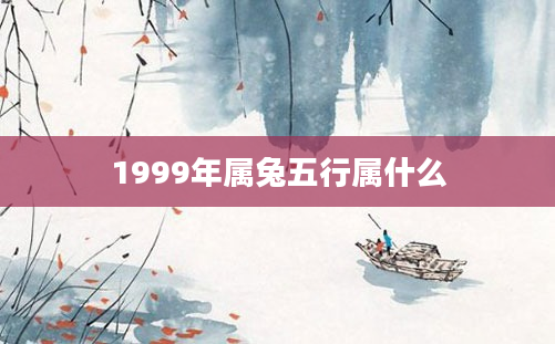 1999年属兔五行属什么