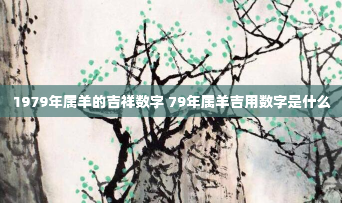 1979年属羊的吉祥数字 79年属羊吉用数字是什么